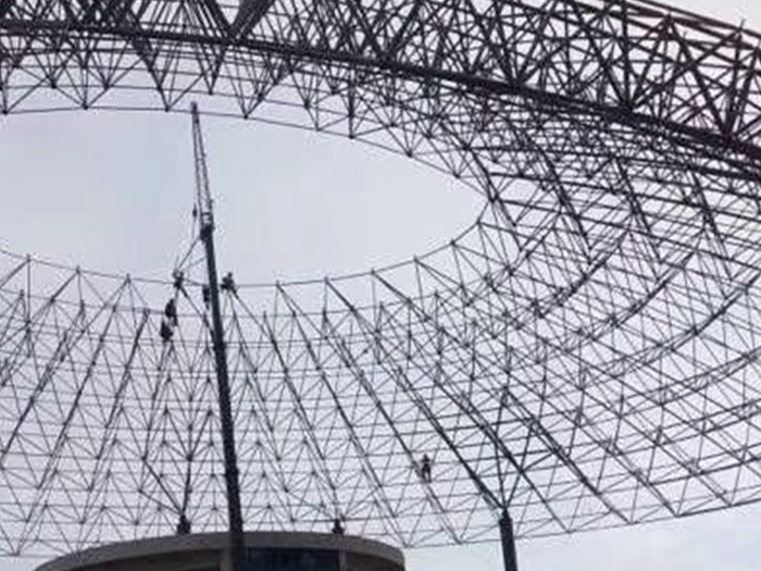 南康篮球馆球形网架厂家价格