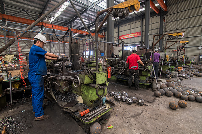 南康网架配件车间